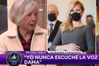 beatriz sarlo desea que ni se hable del proximo hijo del presidente