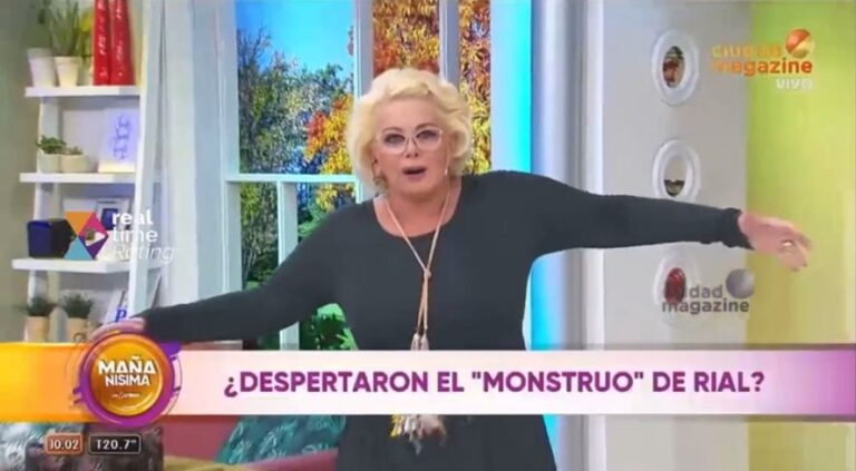 Carmen Barbieri y un desafío a Jorge Rial en el día de la mujer