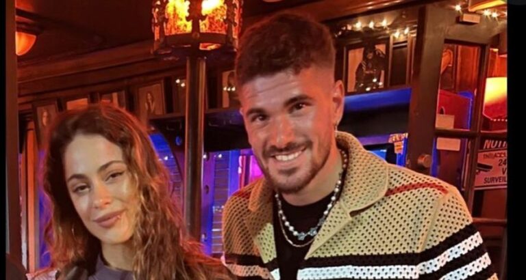 Críticas a Rodrigo de Paul por su “outfit” en fotos con Tini Stoessel
