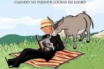  Cuando el libro se agote nos vamos a tomar unas buenas vacaciones juntos expresa la cuenta de twitter que parodia el libro de Mauricio Macri