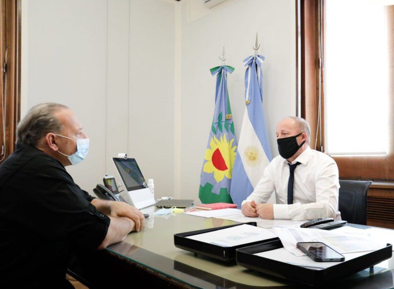 Sergio Berni y Martín Insaurralde, ministros de Axel Kicillof