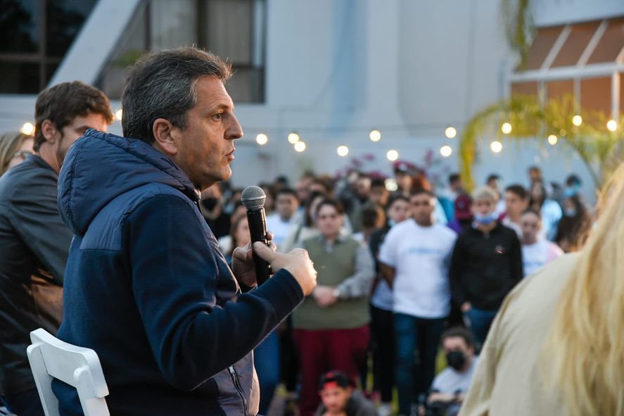 El presidente de la Cámara de Diputados de la Nación, Sergio Massa