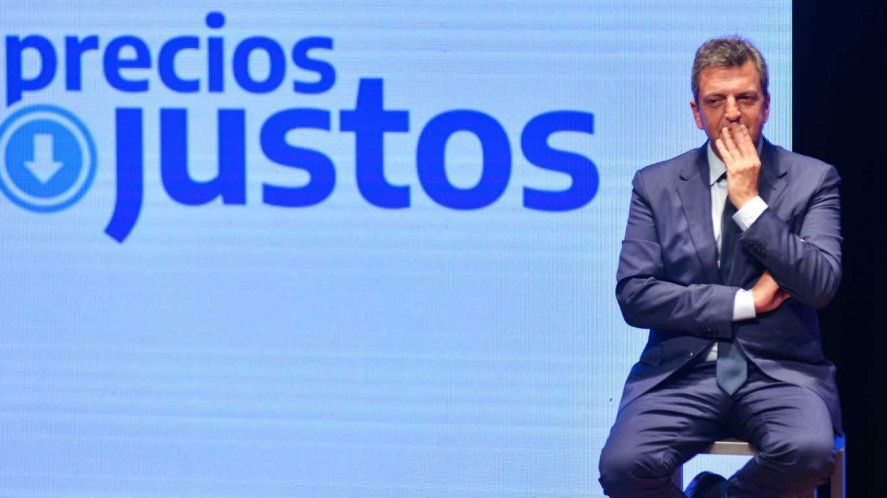 Sergio Massa en el lanzamiento de Precios Justos