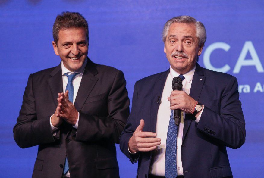 El presidente Alberto Fernández y el candidato Sergio Massa encabezarán un acto en Avellaneda este mediodía