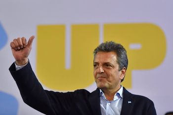 Sergio Massa, en el sprint final de campaña.