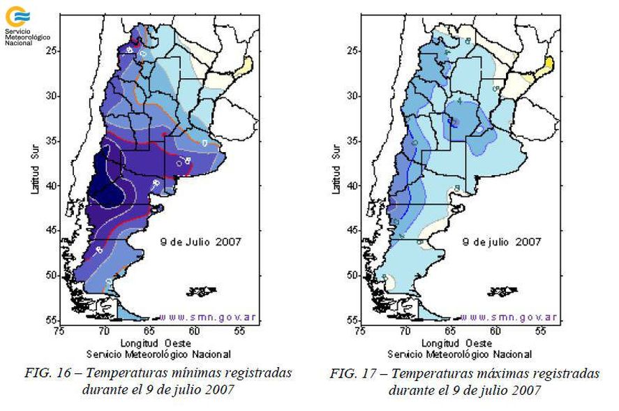 El descenso de temperaturas: factor clave para el fenómeno climático. El descenso de temperaturas: factor clave para el fenómeno climático.