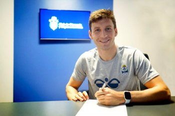 Franco Soldano fue presentado como refuerzo de Gimnasia