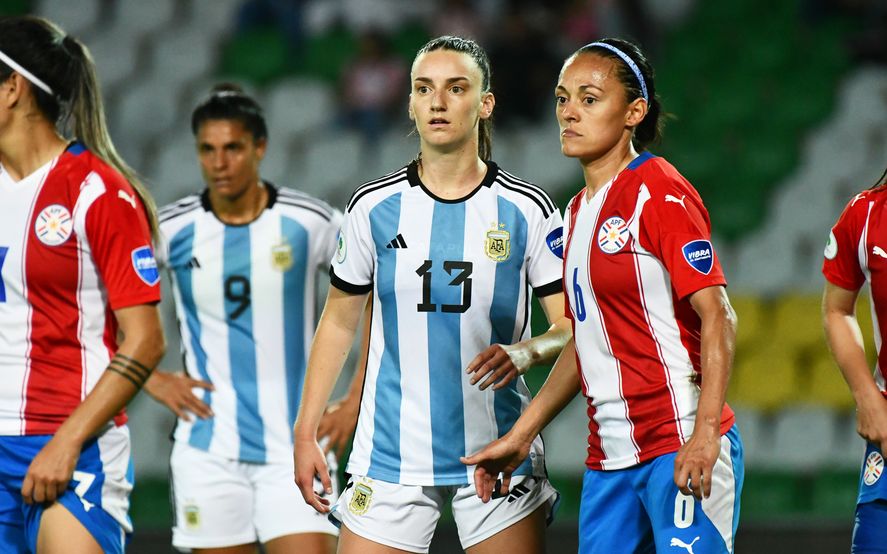 Sophia Braun en Argentina vs. Paraguay por la Copa América 2022. Sophia Braun en Argentina vs. Paraguay por la Copa América 2022.