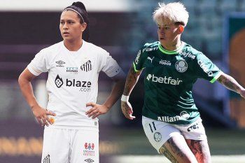 Eliana Stábile, dos ex campeonas con Boca en el fútbol femenino de Brasil.