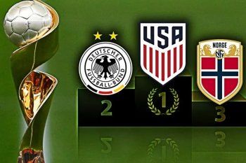 El podio histórico de la Copa del Mundo femenina en cantidad de puntos sumados.