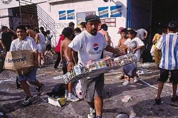 sin nombrar ni una sola fuente clarin fogonea saqueos en el conurbano