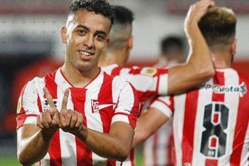 Lucas Rodríguez marcó un gol histórico en Estudiantes.