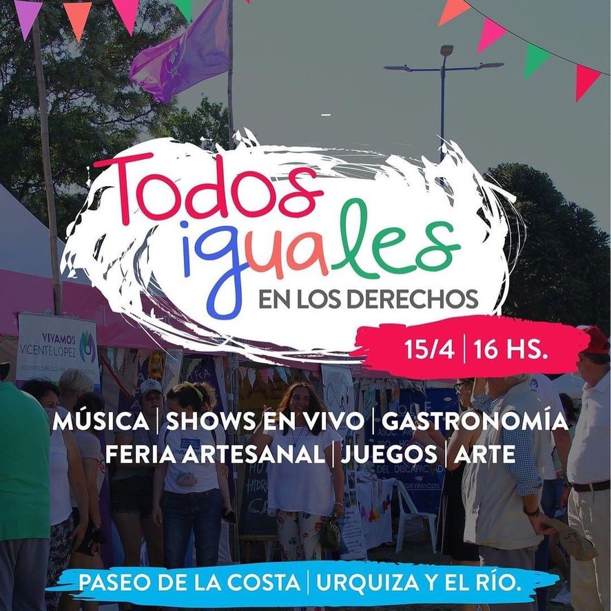 Todos iguales en los derechos, el Festival que busca concientizar sobre inclusión y discapacidad.