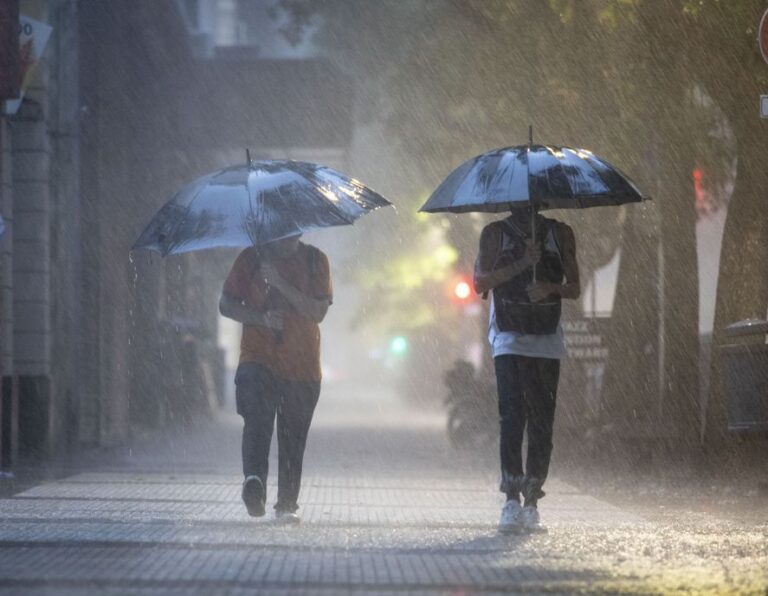 Alerta amarillo por tormentas en el sur de la Provincia