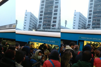 La estación Ramos Mejía del tren Sarmiento se colapsó por las demoras del servicio