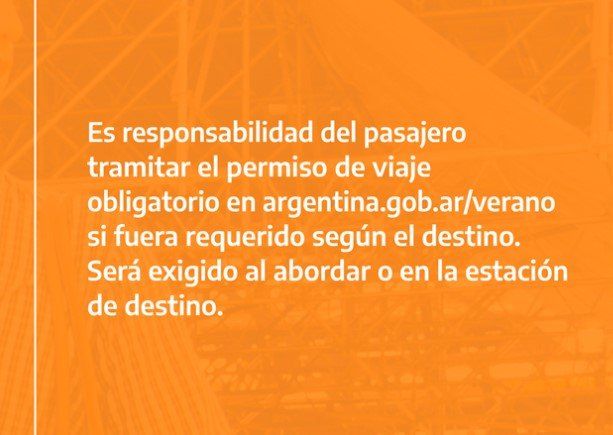 La venta de pasajes de trenes de larga distancia comenzó en diciembre del 2020