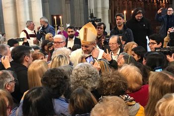 La última misa de Tucho Fernández como Arzobispo de La Plata
