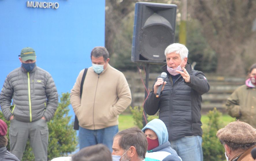 Uno de los productores expone sus ideas acerca del cepo a la carne