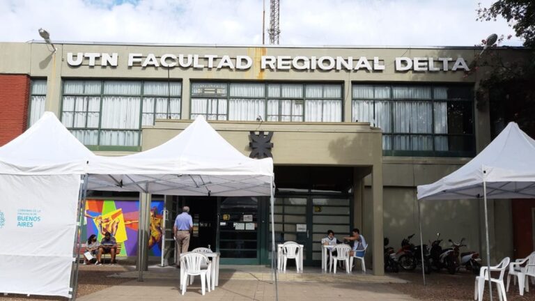La UTN convoca a los estudiantes y mayores de 18 años a vacunarse en la posta de vacunación de la universidad en calle 60 y 126