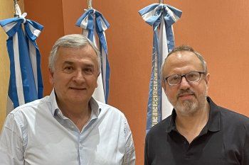 El intendente de Tres de Febrero, Diego Valenzuela, visitó Jujuy y se reunió con Gerardo Morales.