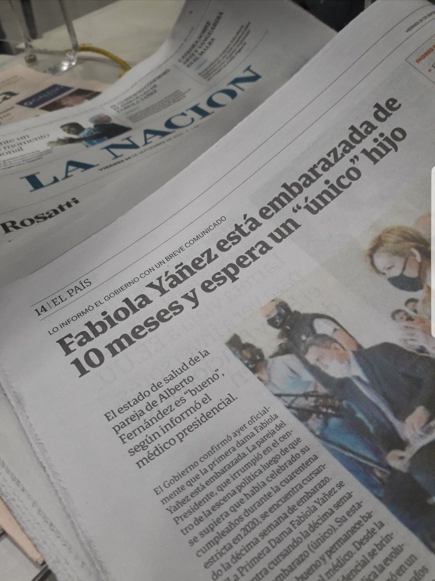 Varios medios de comunicación argentinos confundieron el tiempo que lleva de gestación el embarazo de Fabiola Yáñez. El error fue colocar