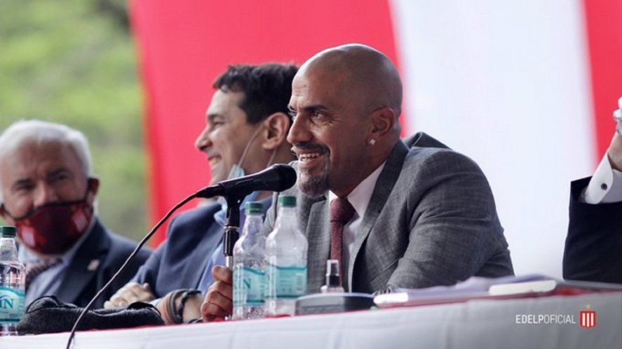 Juan Sebastián Verón y Martín Gorostegui en Estudiantes