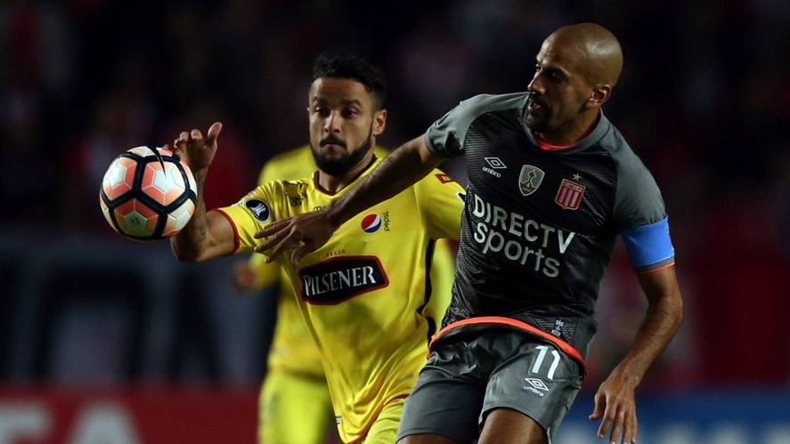 Juan Sebastián Verón disputó su anteúltimo partido como profesional en un Estudiantes-Barcelona.