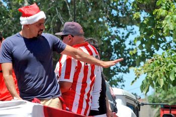 Verón, presente en la Navidad Pincha.