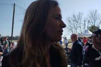 Victoria Tolosa Paz acompañó a Axel Kicillof en la inauguración del nuevo edificio de la escuela 25 en Magdalena.