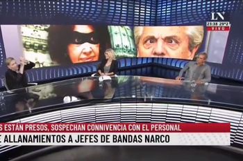 roberto piazza con canosa insulto a alberto fernandez, a evita y a cfk