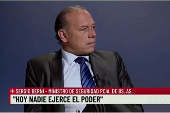 sergio berni sobre alberto fernandez: es peor que un muerto politico