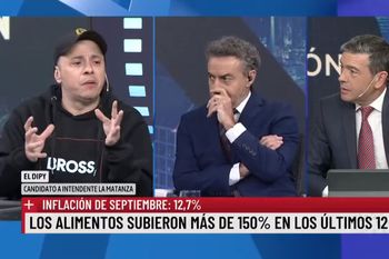 esta vez el viejo meado fue luis majul, y su orinador, el dipy