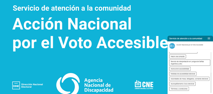 Las personas con discapacidad cuentan con un chat virtual para realizar consultas sobre las elecciones 2023 y el voto accesible. Las personas con discapacidad cuentan con un chat virtual para realizar consultas sobre las elecciones 2023 y el voto accesible.
