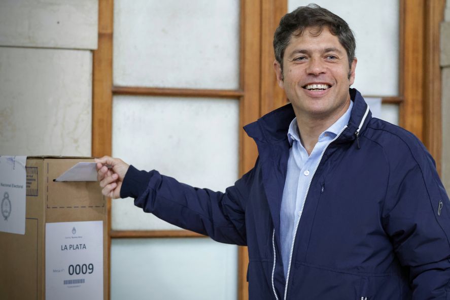 Axel Kicillof hizo una buena elección en la provincia de Buenos Aires y sería reelecto.