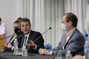 Massa, Meoni y Bordet acordaron obras en Transporte