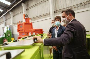 San Fernando recibió maquinaria para la planta de reciclaje.