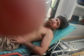 Uno de los detenidos durante la brutal represión en San Nicolás