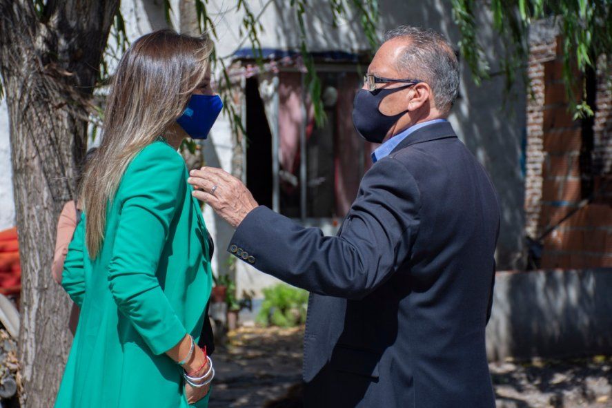 Malena Galmarini y Descalzo inauguraron una obra que beneficiará a 12 mil vecinos
