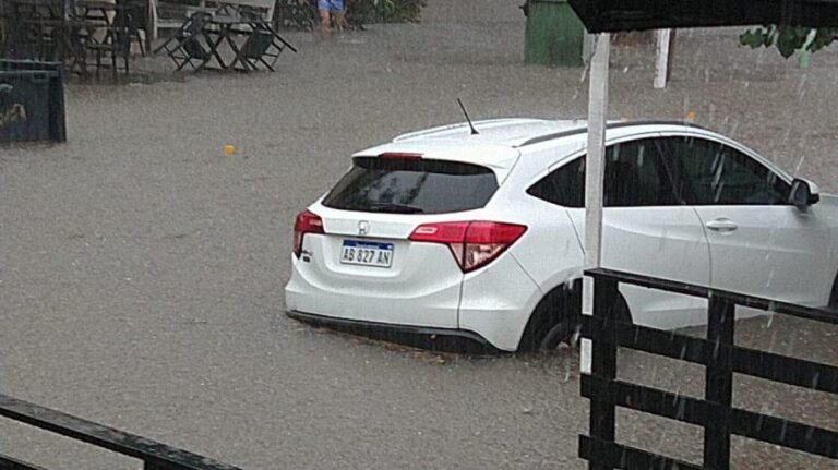 Tras el paro de UTA, se inundaron varias zonas de Pinamar