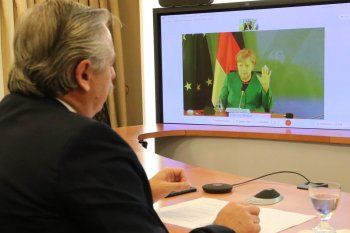 alberto fernandez confirmo que recibira el apoyo de merkel