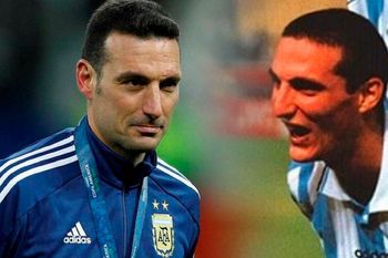 El Scaloni de hoy y el Scaloni de ayer siempre con Brasil entre ceja y ceja.