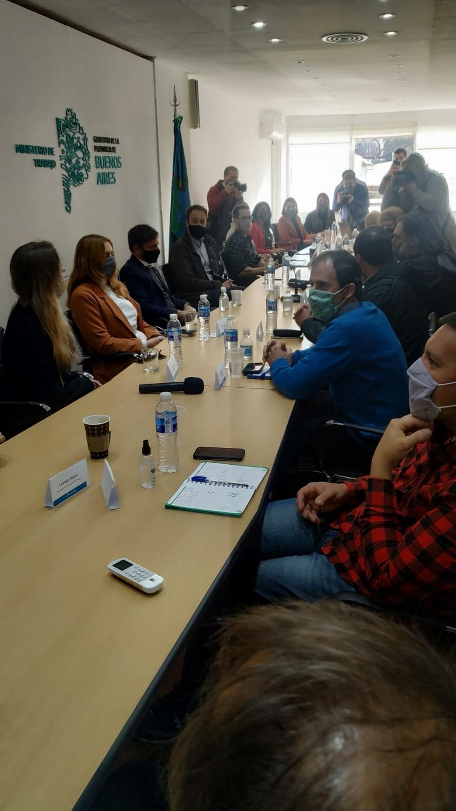 Axel Kicillof encabezó la reunión - Gentileza Prensa UDA