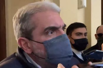 Aníbal Fernández sorprendió con su visita a la Casa Rosada para la cumbre del Gobierno de Alberto Fernández.