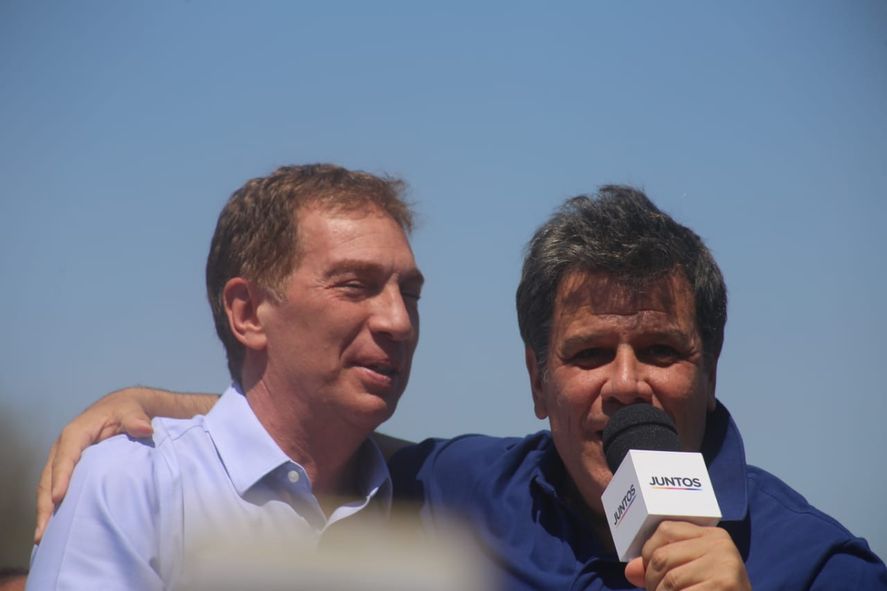 Diego Santilli y Facundo Manes,