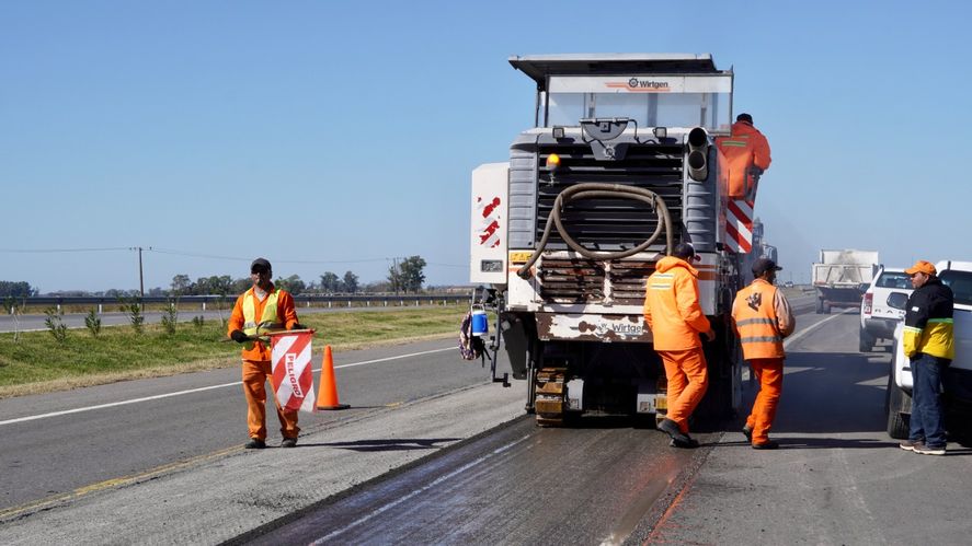 El Ministerio de Obras P&uacute;blicas lleva adelante varias obras en la Ruta 7.
