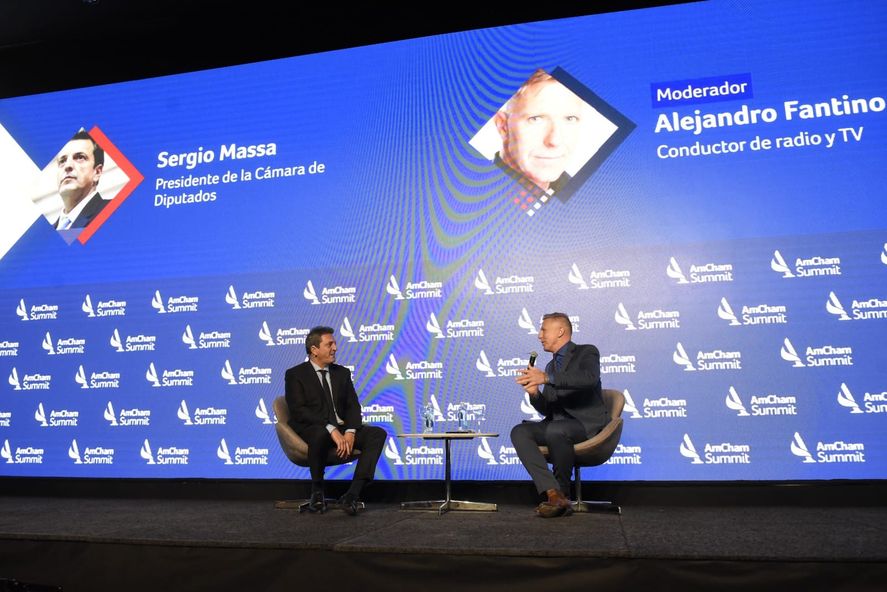 Sergio Massa se presentó en la cumbre de la Cámara de Comercio de EEUU