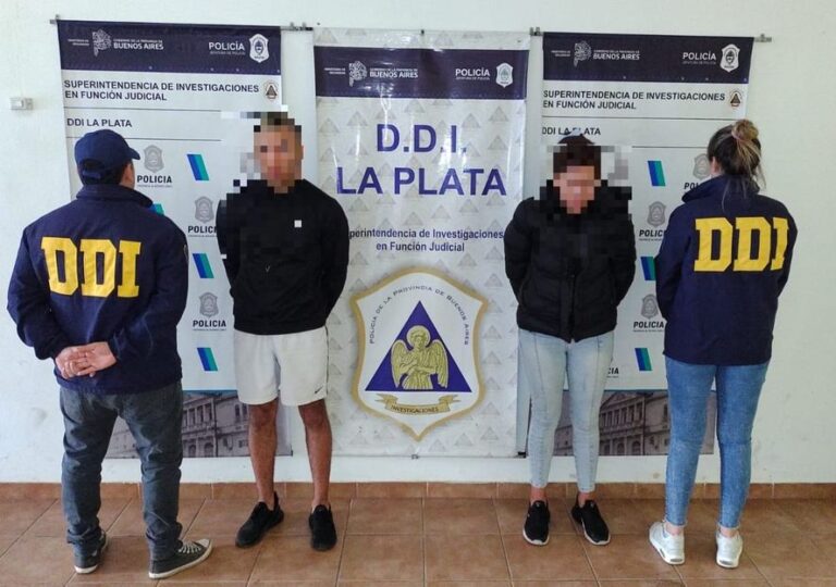 Así cayó una pareja de delincuentes que robaba en La Plata
