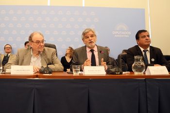 El cronograma del tratamiento del Presupuesto fue acordado por Cecilia Moreau con todos los bloques de Diputados. Participaron ministros y secretarios de Estado