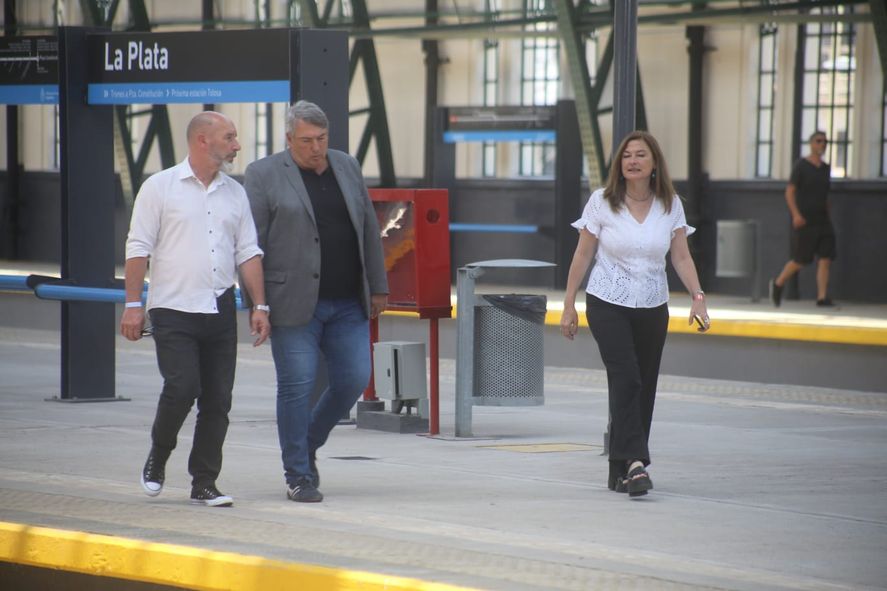 Jorge D'Onofrio y Estela Díaz, presentes.