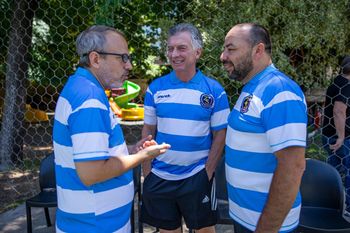 Diego Valenzuela jugó en el mismo equipo que Mauricio Macri y Eduardo Creus.